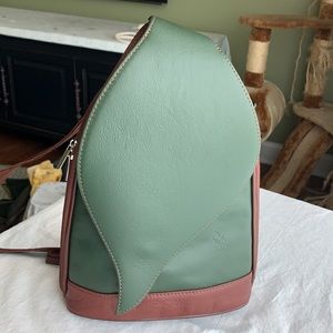 Italian Leather Backback
